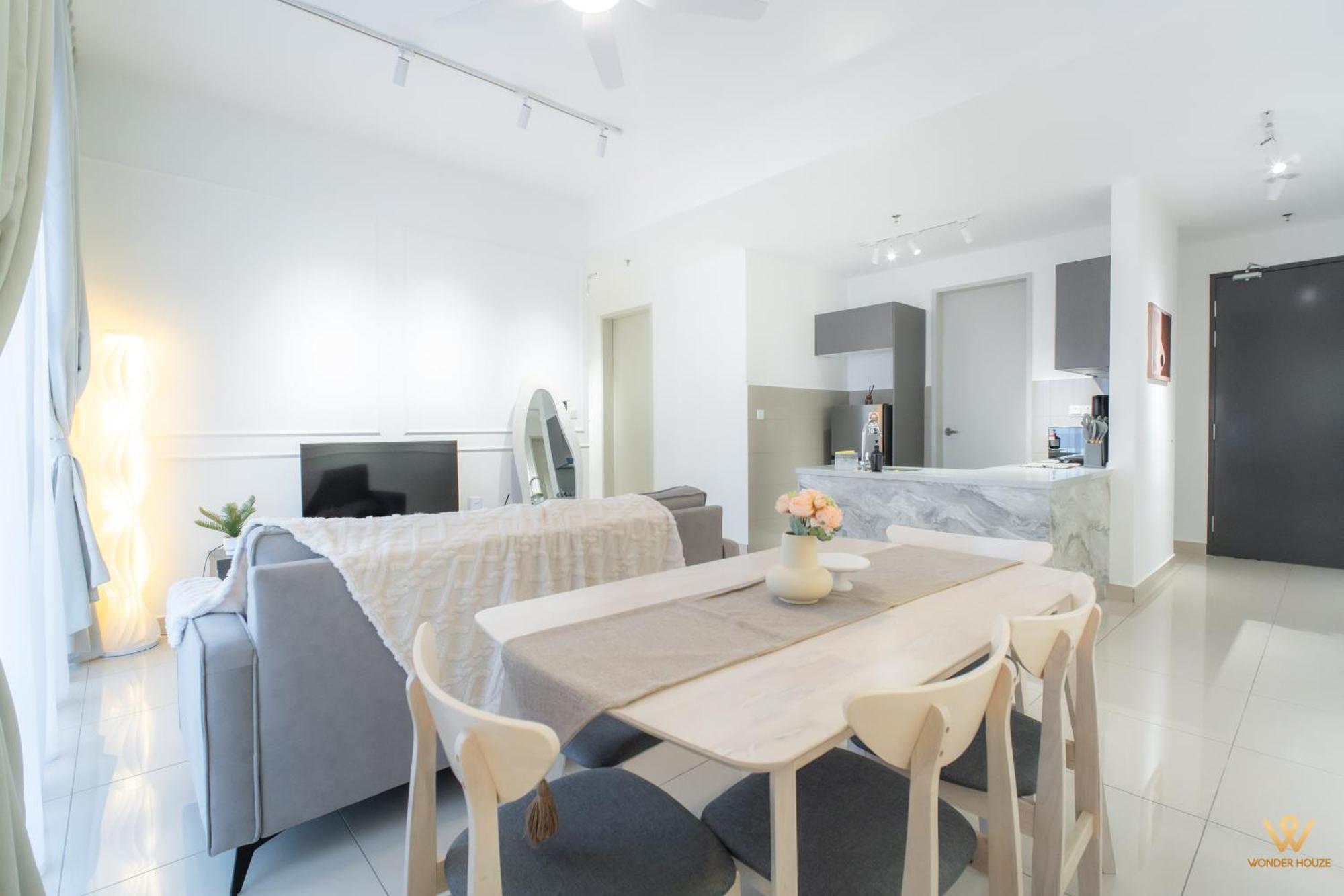 Pangsapuri Spacious 3br Retreat For 7pax At Kl Near Mrt Chan Sow Lin & Trx Kuala Lumpur