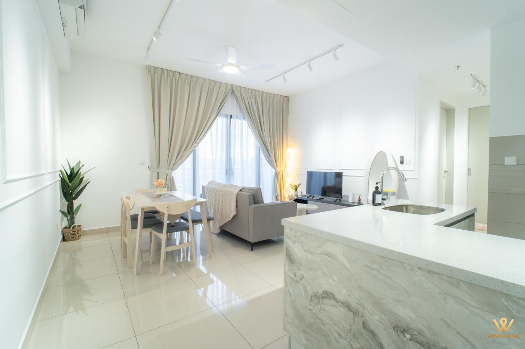 Spacious 3br Retreat For 7pax At Kl Near Mrt Chan Sow Lin & Trx *